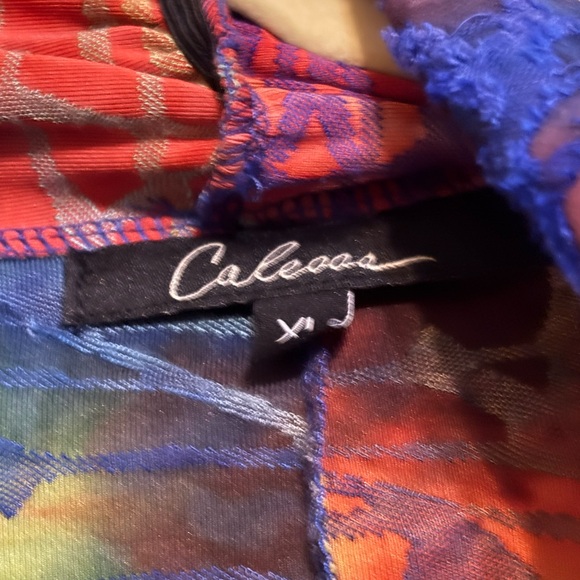 Caleoas Multicolor XL Women's Cardigan Jacket - Picture 3 of 4